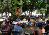 La mesa de cultura de la Trobada Municipalista Girona 2018
